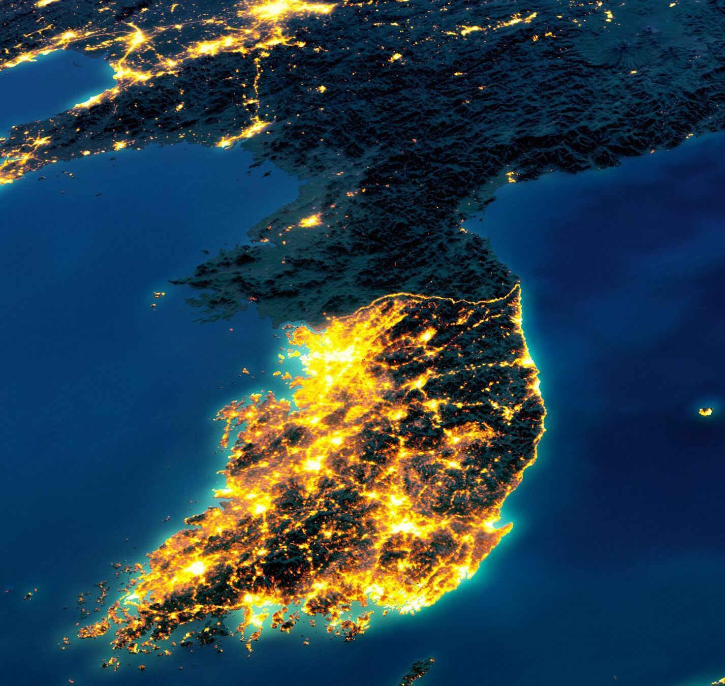 武大卫星给全国拍了张"夜景照",数据全球公开