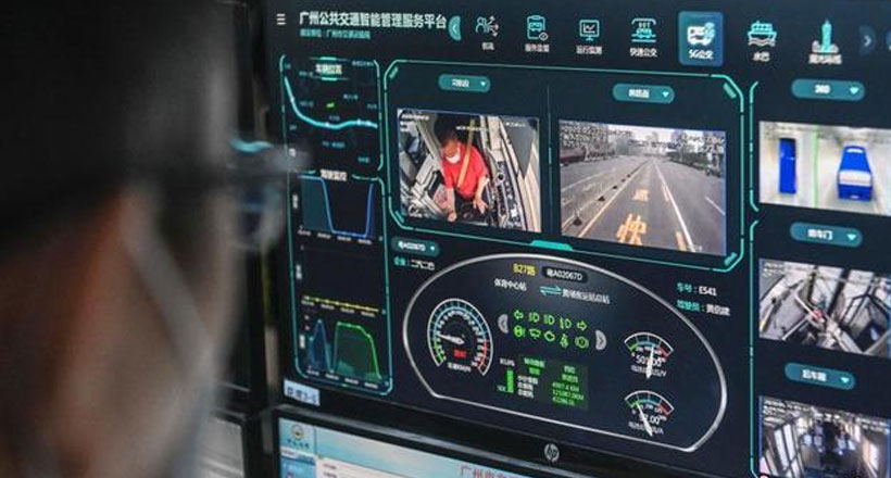 广州试点运行5g快速公交智能调度线